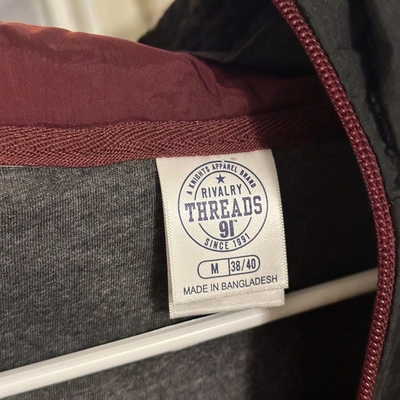 Virginia Tech Windbreaker with Sherpa Fleece Hoodie - Picture 9 of 9